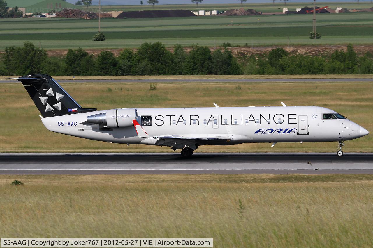 S5-AAG, 2000 Canadair CRJ-200LR (CL-600-2B19) C/N 7384, Adria Airways