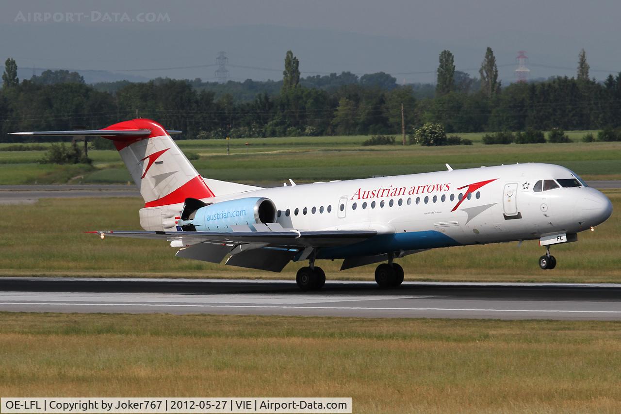 OE-LFL, 1995 Fokker 70 (F-28-0070) C/N 11573, Austrian arrows