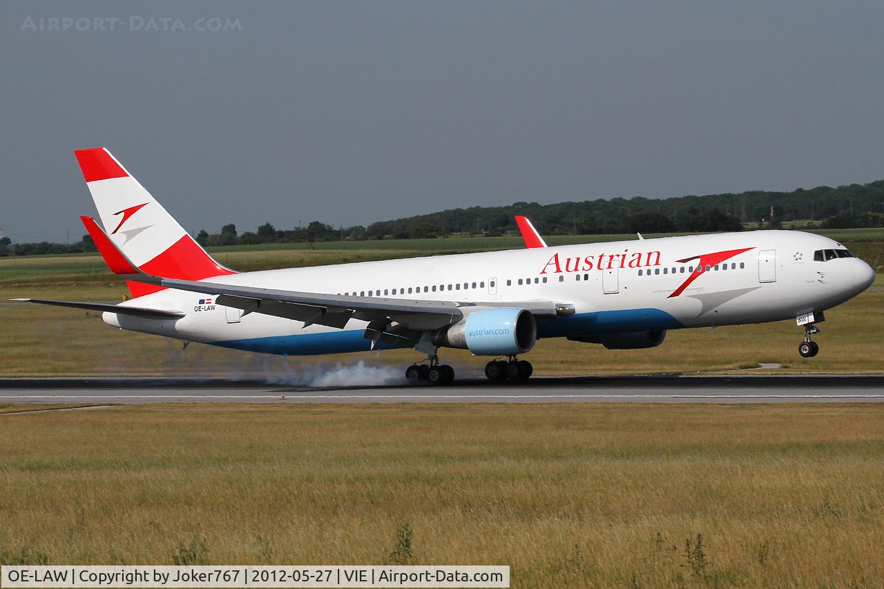 OE-LAW, 1992 Boeing 767-3Z9/ER C/N 26417, Austrian Airlines
