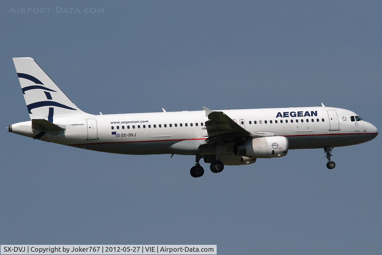 SX-DVJ, 2007 Airbus A320-232 C/N 3365, Aegean Airlines