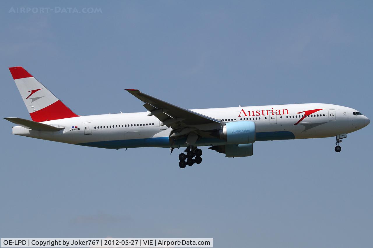 OE-LPD, 2006 Boeing 777-2Z9/ER C/N 35960, Austrian Airlines