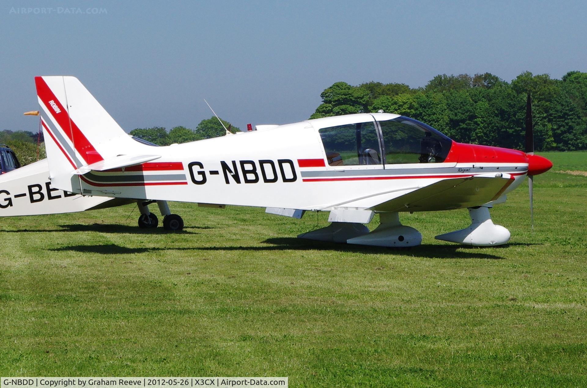 G-NBDD, 1976 Robin DR-400-180 Regent Regent C/N 1103, Parked at Northrepps.
