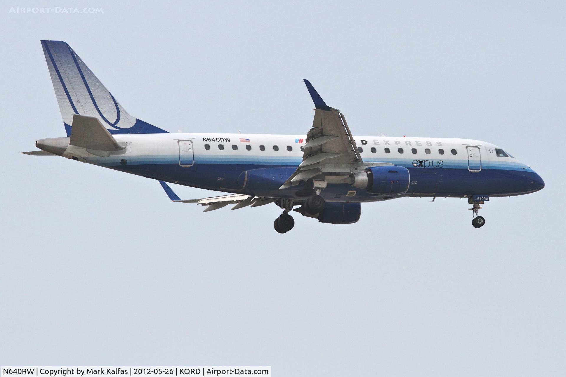 N640RW, 2004 Embraer 170SE (ERJ-170-100SE) C/N 17000058, File:Shuttle America Embraer ERJ 170-100 SE, TCF3515 arriving from Cedar Rapids, RWY 10 approach KORD.