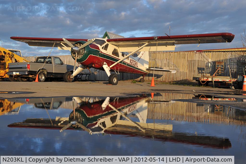 N203KL, 1961 De Havilland Canada DHC-2 Beaver Mk.I C/N 1460, Alaska Air Taxi Dash 2 - reflection
