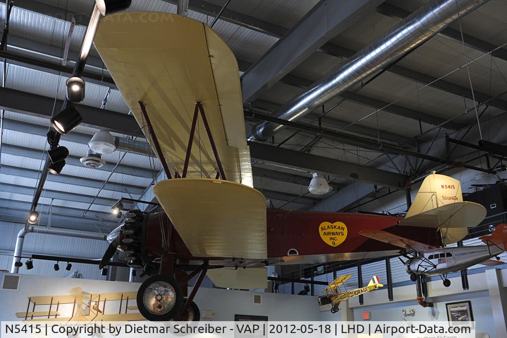N5415, 1928 Stearman C3-B Sport Commercial C/N 121, Stearman