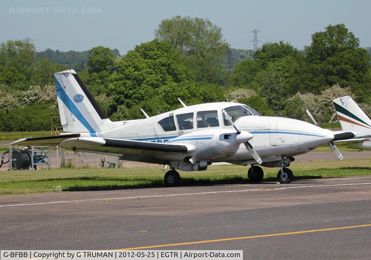 G-BFBB, 1973 Piper PA-E23-250 Aztec C/N 27-7405294, Parked up in the May sunshine
