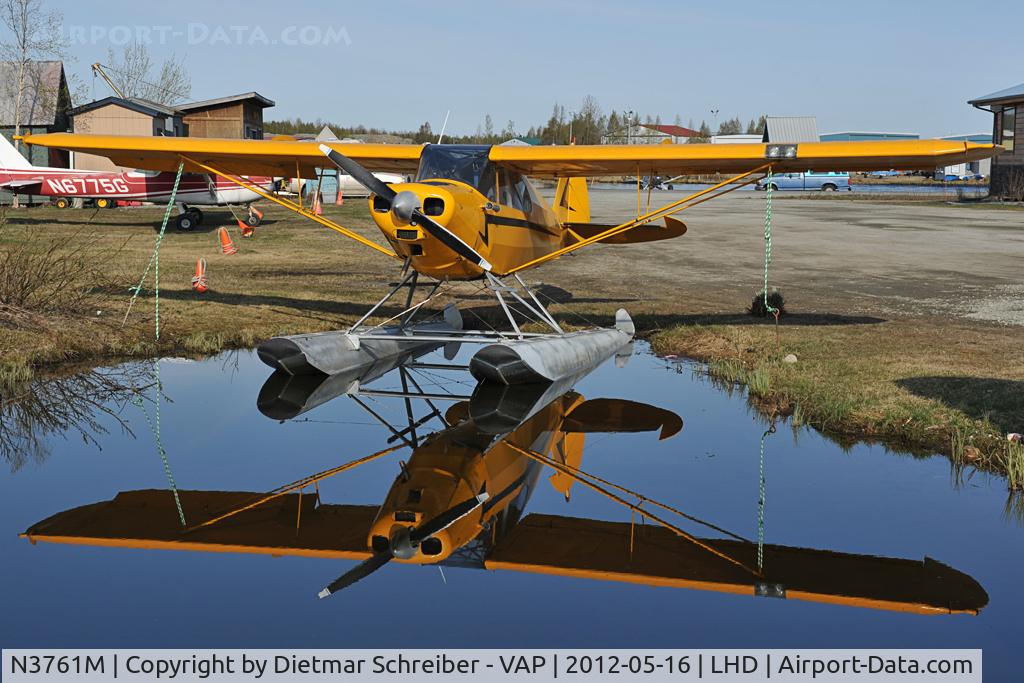 N3761M, 1947 Piper PA-12 Super Cruiser C/N 12-2693, Piper 12 - reflection