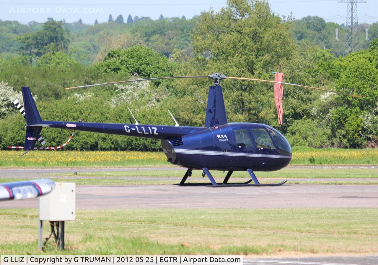 G-LLIZ, 2008 Robinson R44 Raven II C/N 12140, Parked out in the May sunshine