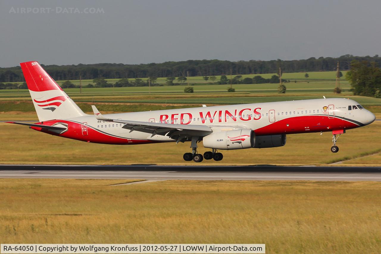 RA-64050, 2009 Tupolev Tu-204-100V C/N 145074-64050, Redwings