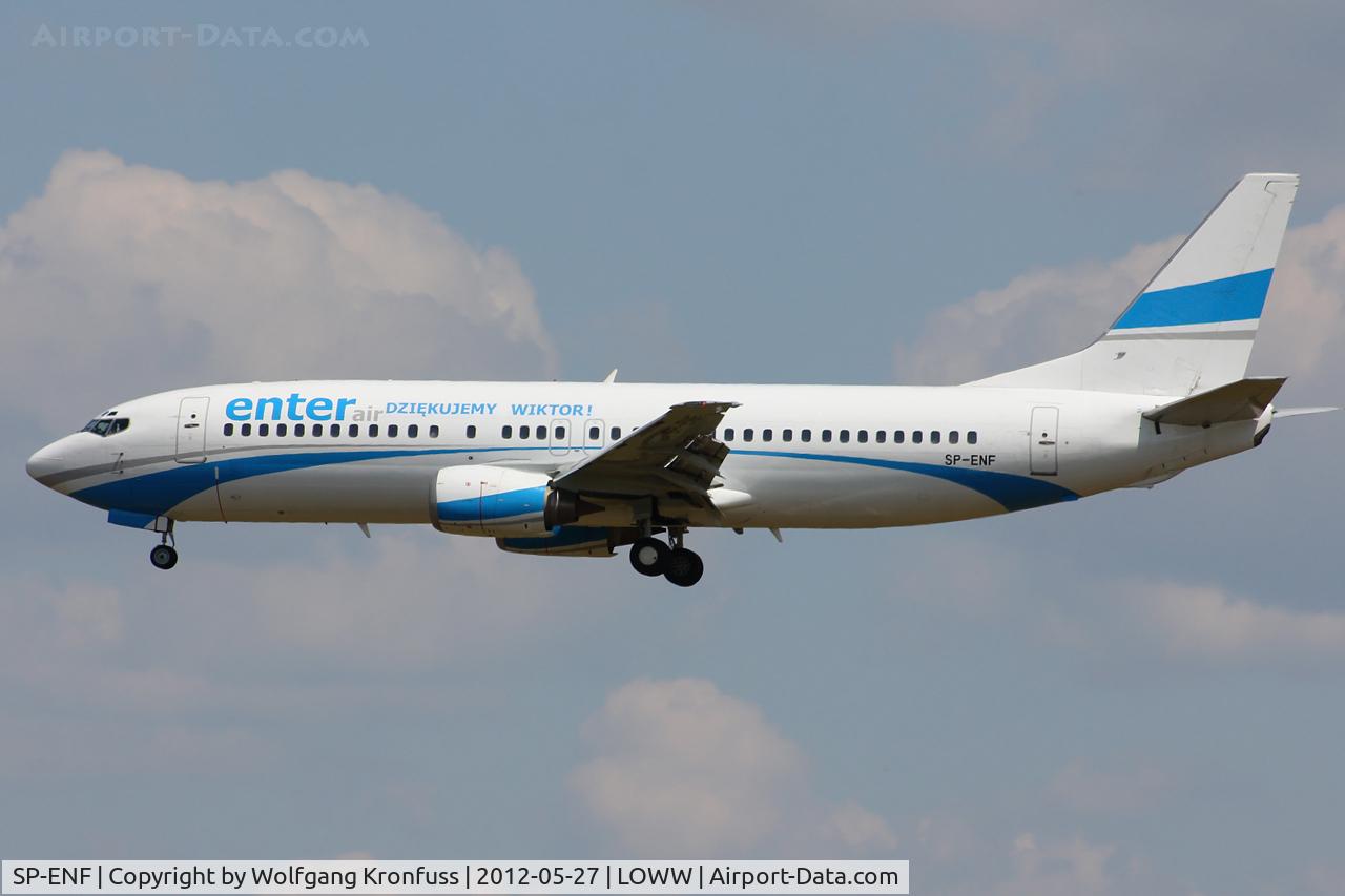 SP-ENF, 1992 Boeing 737-4C9 C/N 25429, Enter Air