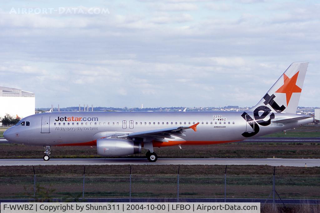 F-WWBZ, 2004 Airbus A320-232 C/N 2292, C/n 2292 - To be VH-VQZ