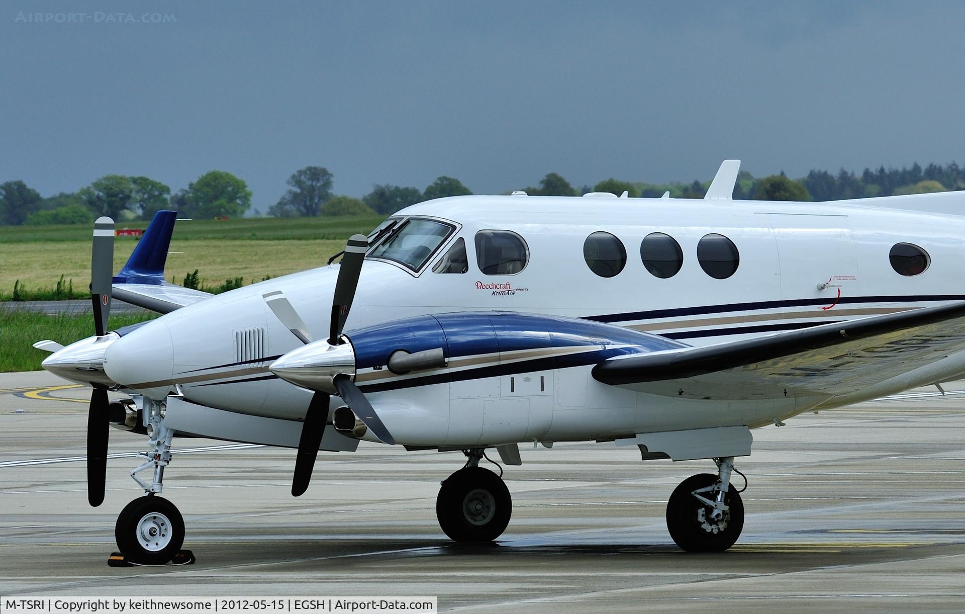 M-TSRI, Hawker Beechcraft C90GTI King Air C/N LJ-2033, Lovely evening photo of a visiting C90GTI !