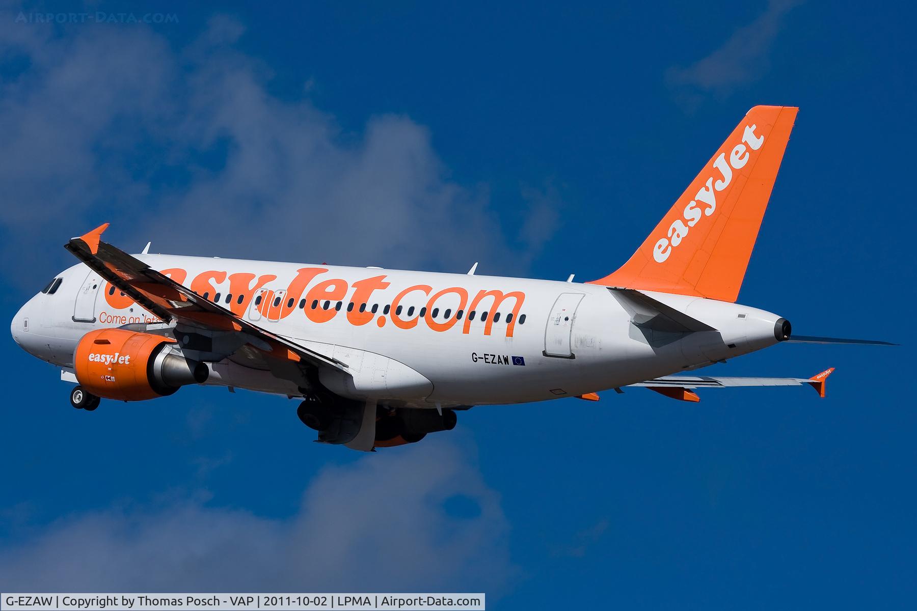 G-EZAW, 2006 Airbus A319-111 C/N 2812, EasyJet Airline