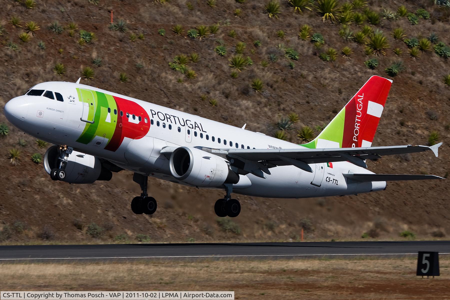 CS-TTL, 1999 Airbus A319-111 C/N 1100, TAP Air Portugal