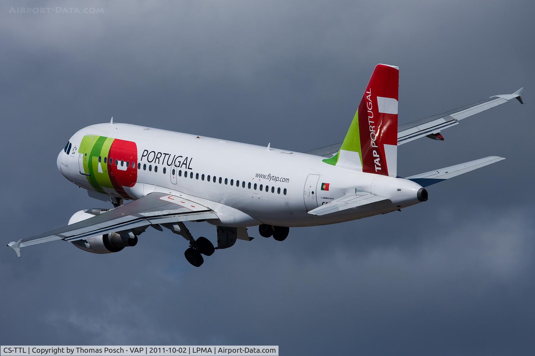 CS-TTL, 1999 Airbus A319-111 C/N 1100, TAP Air Portugal