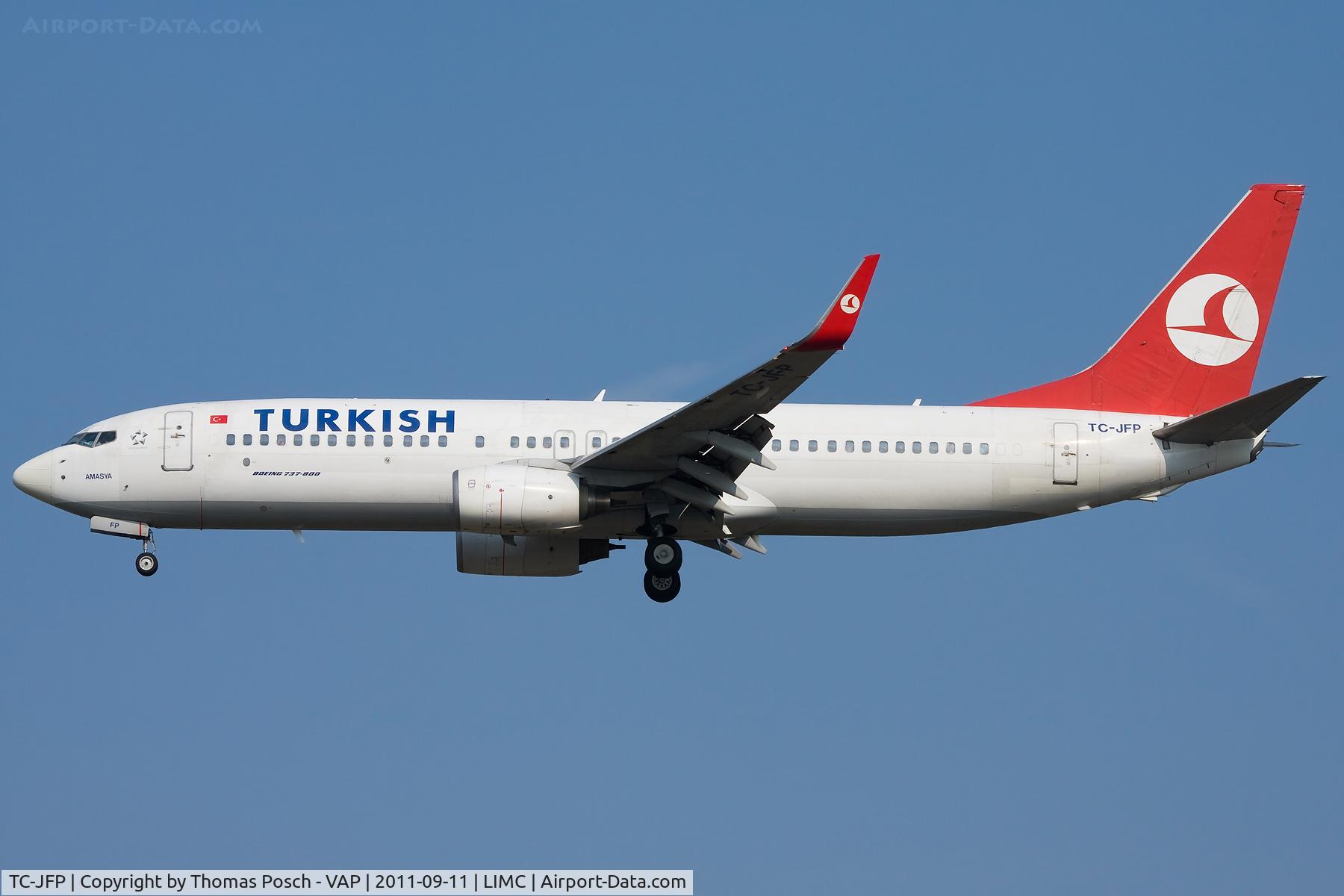 TC-JFP, 1999 Boeing 737-8F2 C/N 29778/349, Turkish Airlines