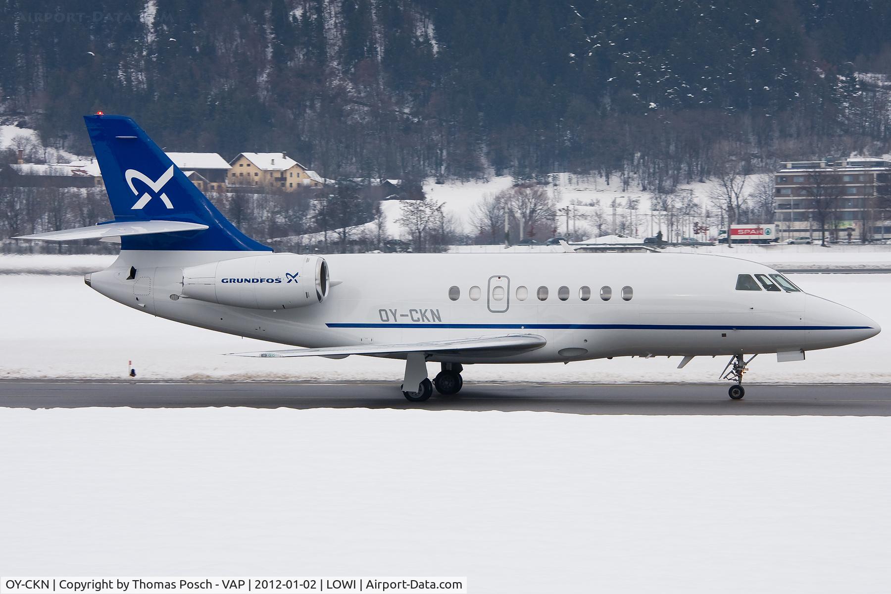 OY-CKN, 1998 Dassault Falcon 2000 C/N 76, Air Alsie