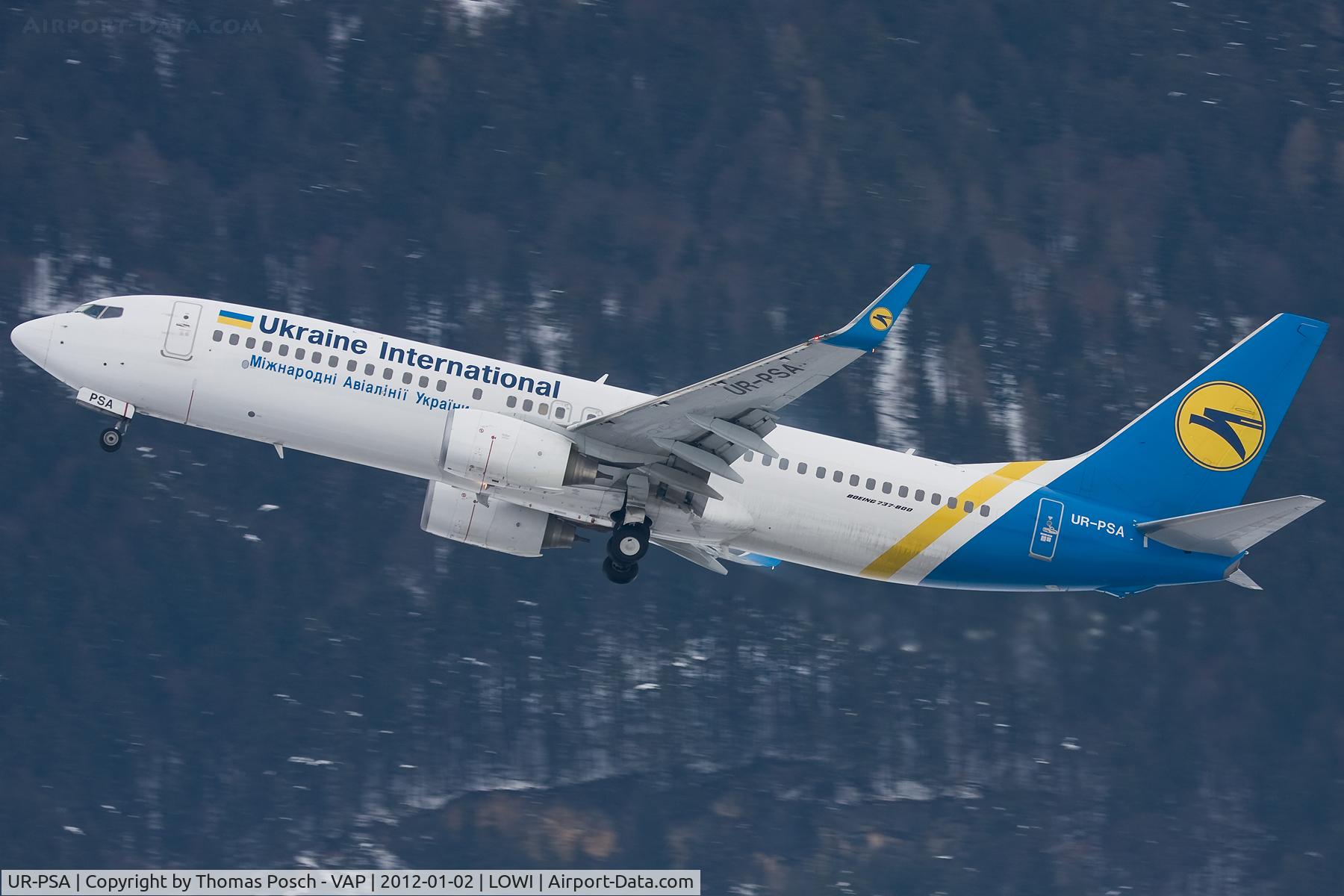UR-PSA, 2009 Boeing 737-8HX C/N 29658, Ukraine International Airlines