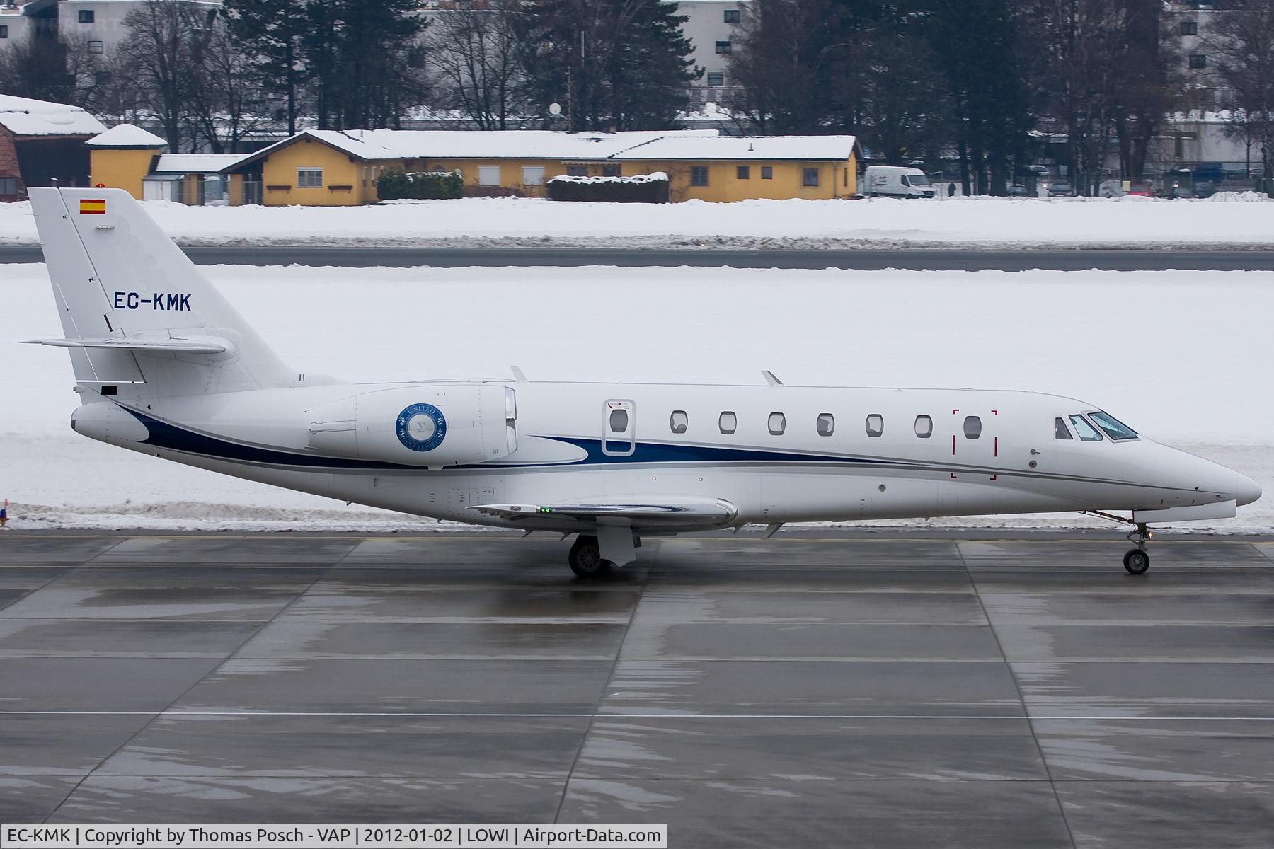 EC-KMK, 2007 Cessna 680 Citation Sovereign C/N 680-0178, TAG Aviation Espana