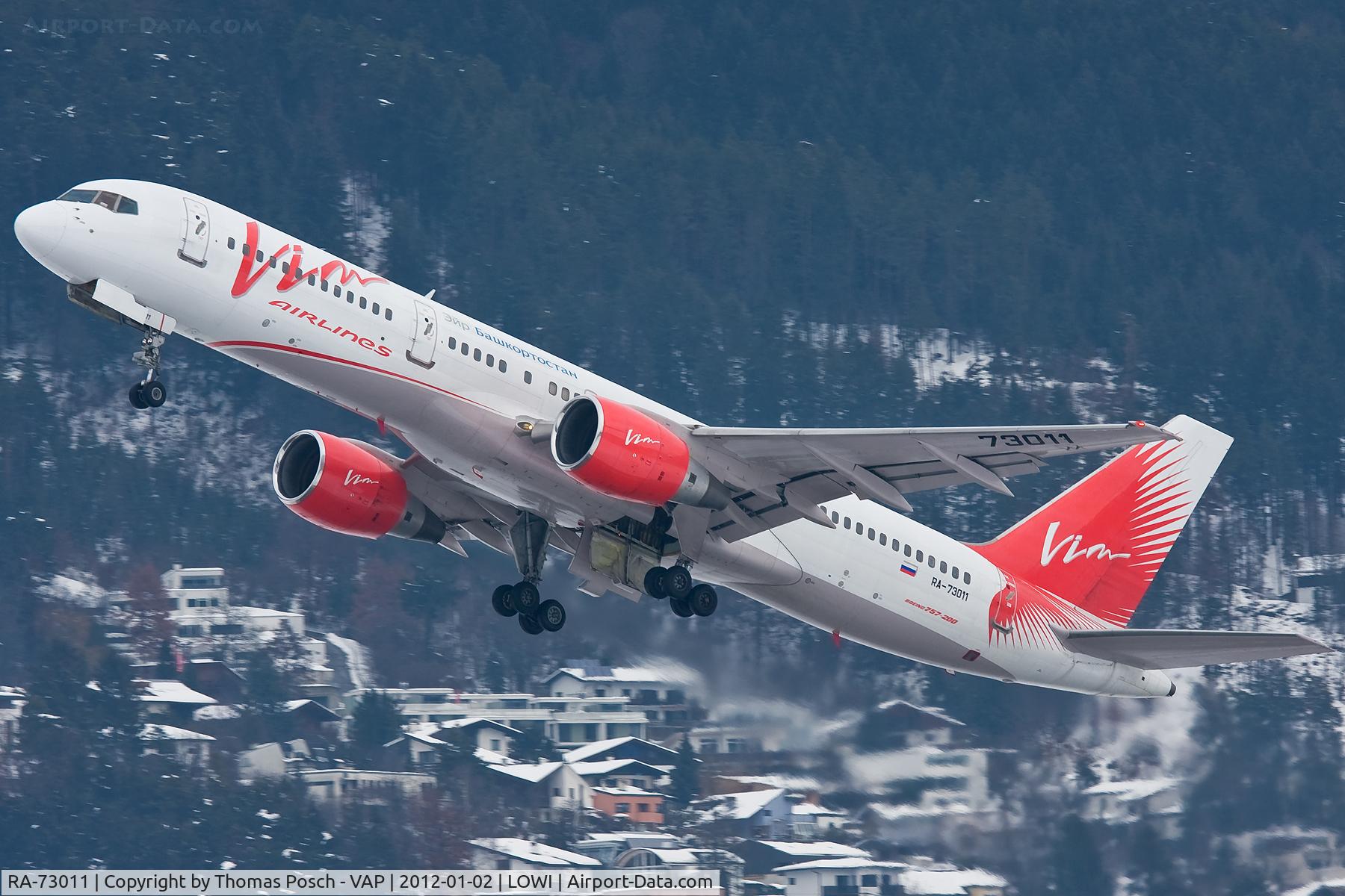 RA-73011, 1992 Boeing 757-230 C/N 25439, VIM Airlines