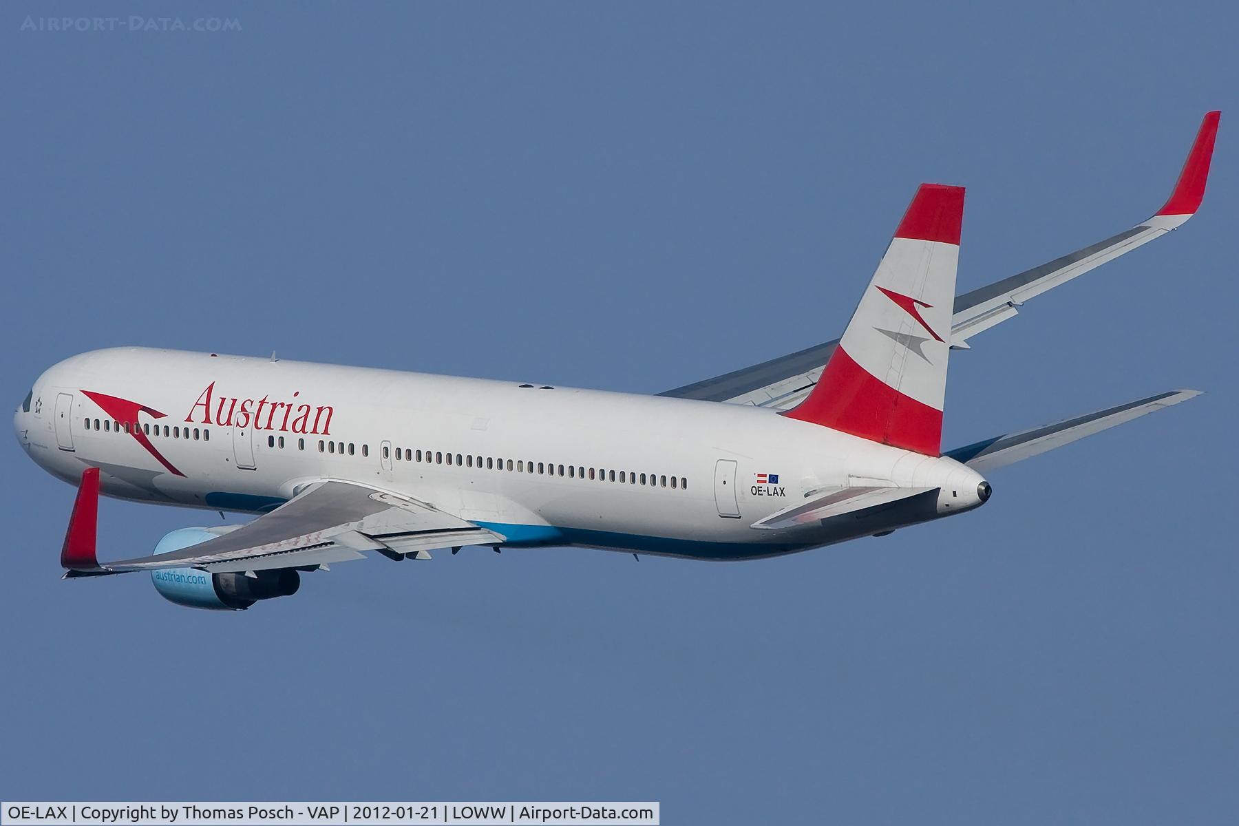 OE-LAX, 1992 Boeing 767-3Z9/ER C/N 27095, Austrian Airlines