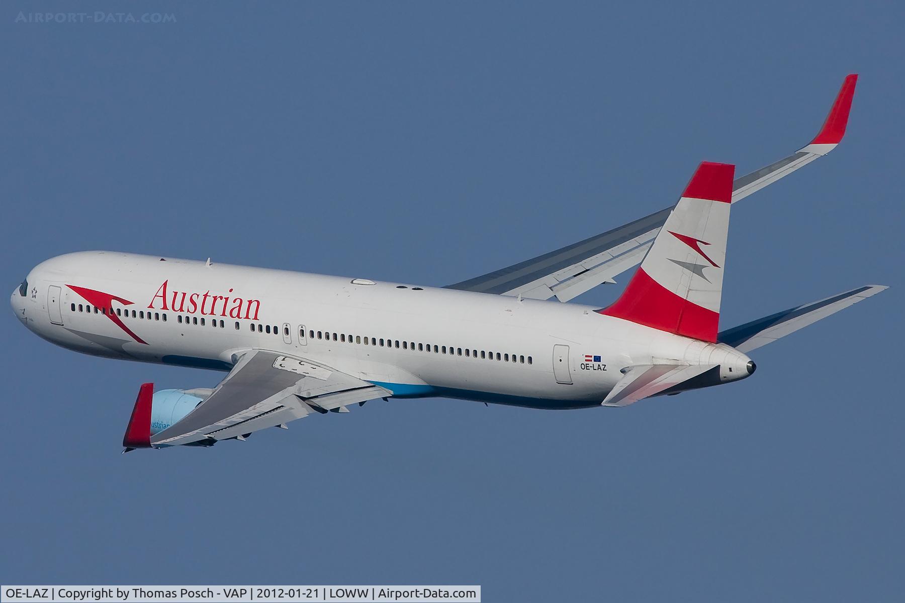 OE-LAZ, 1999 Boeing 767-3Z9 C/N 30331, Austrian Airlines