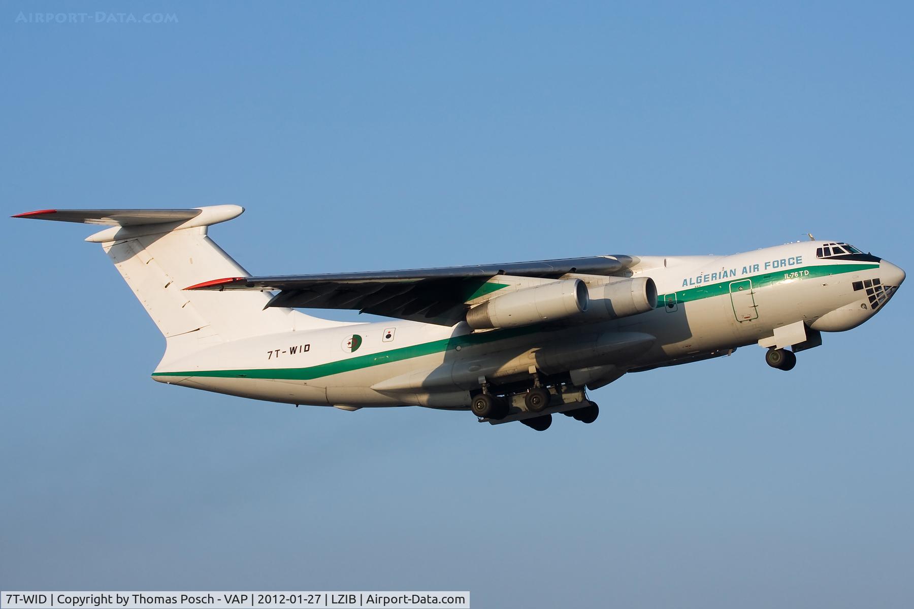 7T-WID, 1993 Ilyushin Il-76TD C/N 1023414470, Algeria - Air Force