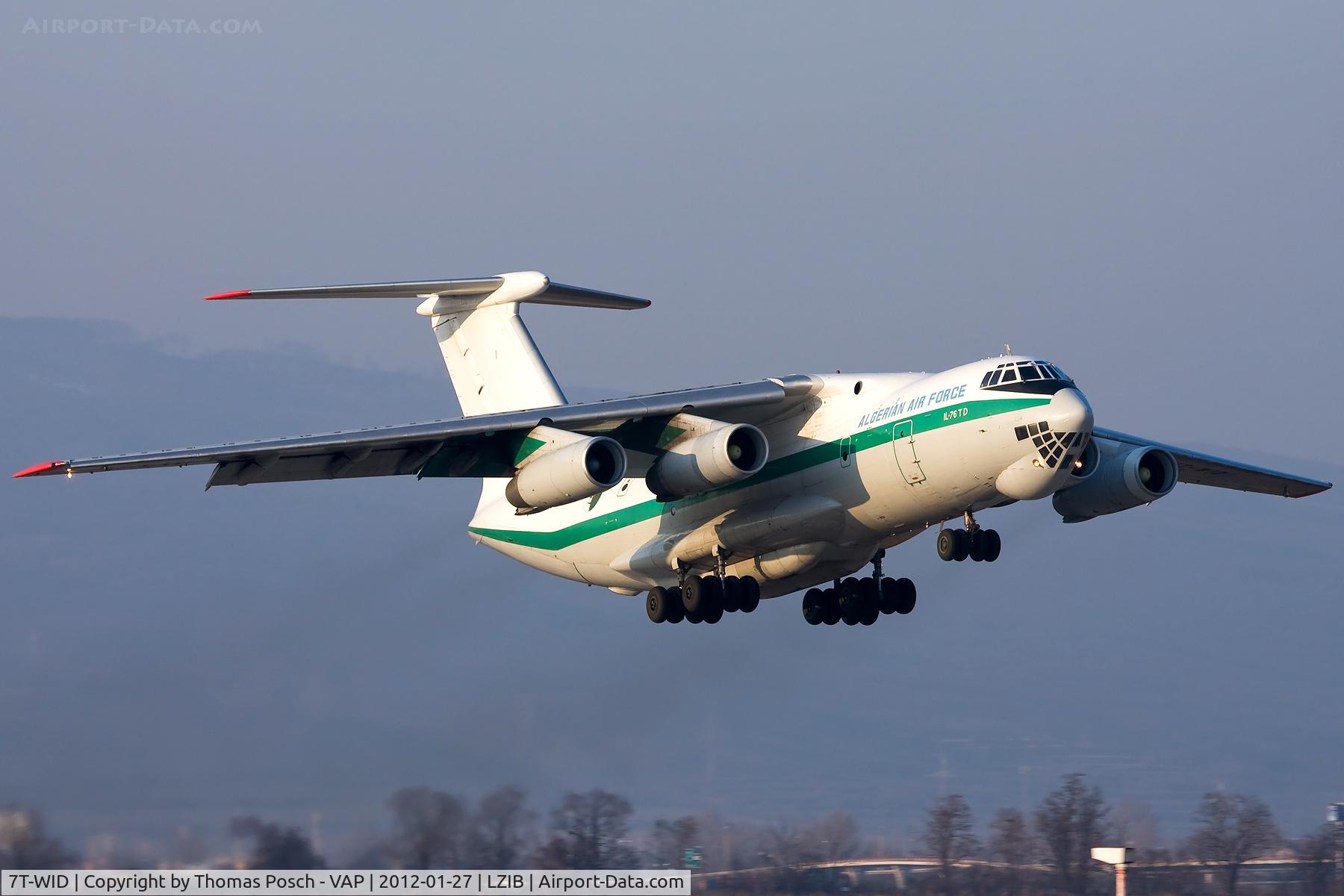 7T-WID, 1993 Ilyushin Il-76TD C/N 1023414470, Algeria - Air Force
