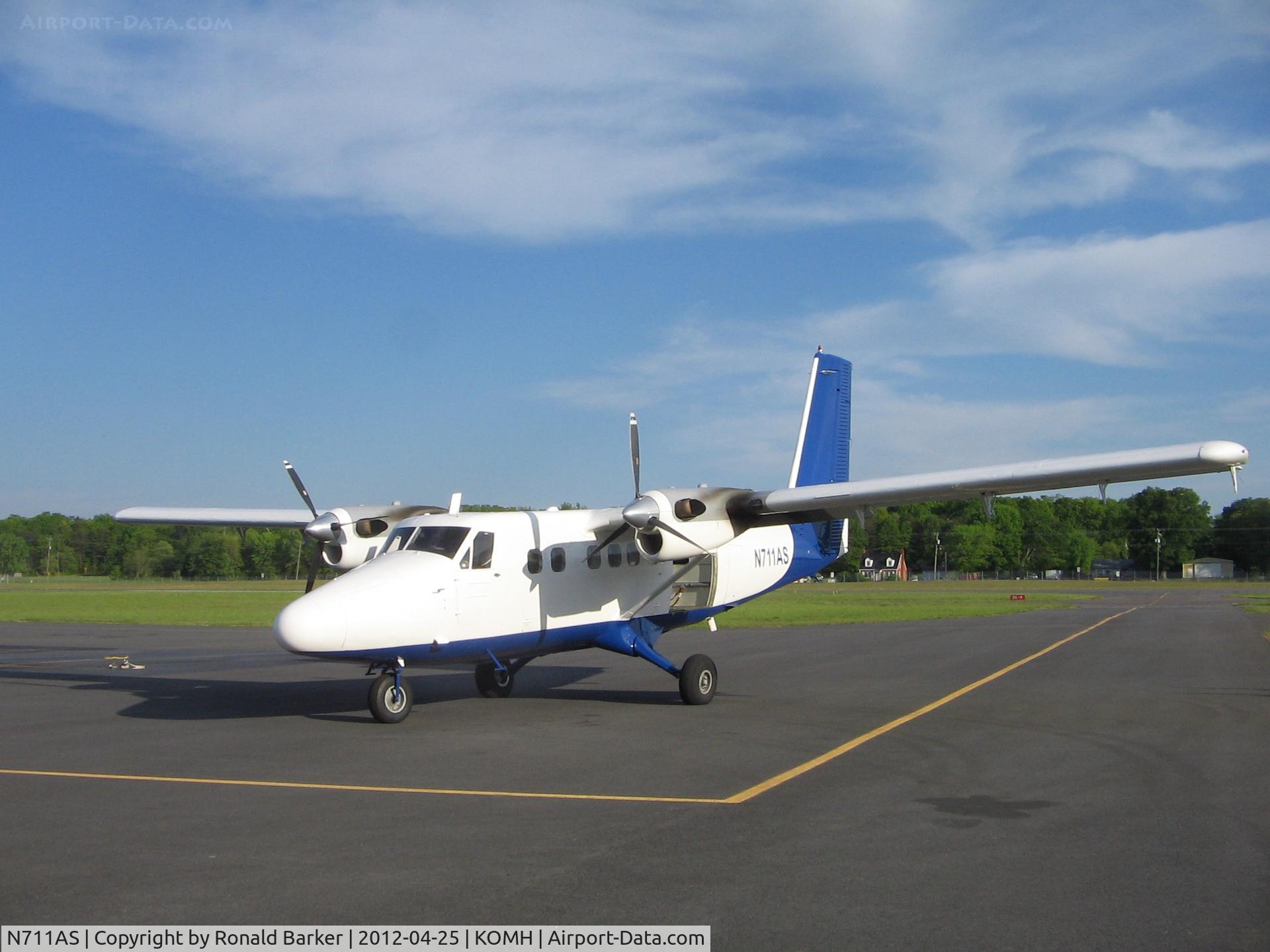 N711AS, 1969 De Havilland Canada DHC-6-200 Twin Otter C/N 202, Orange