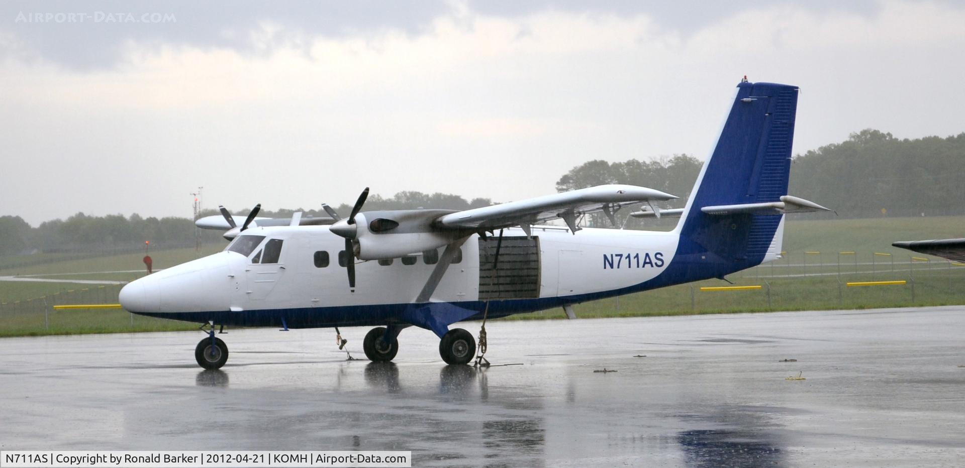 N711AS, 1969 De Havilland Canada DHC-6-200 Twin Otter C/N 202, Orange