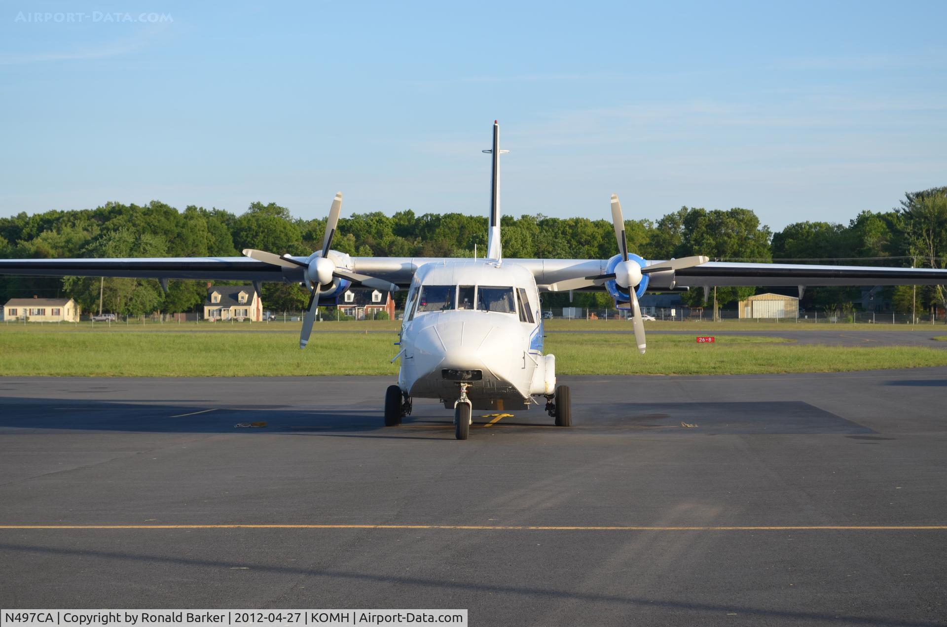 N497CA, 1983 CASA C-212-200 Aviocar C/N 291, Orange
