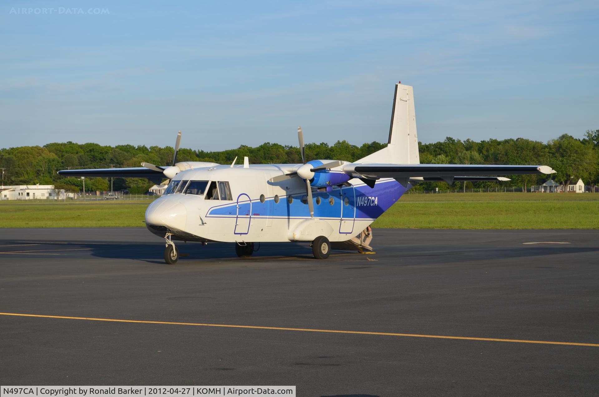 N497CA, 1983 CASA C-212-200 Aviocar C/N 291, Orange