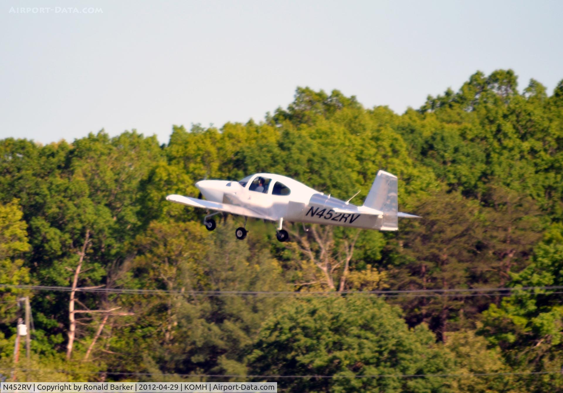 N452RV, Vans RV-10 C/N 40478, Departing Orange
