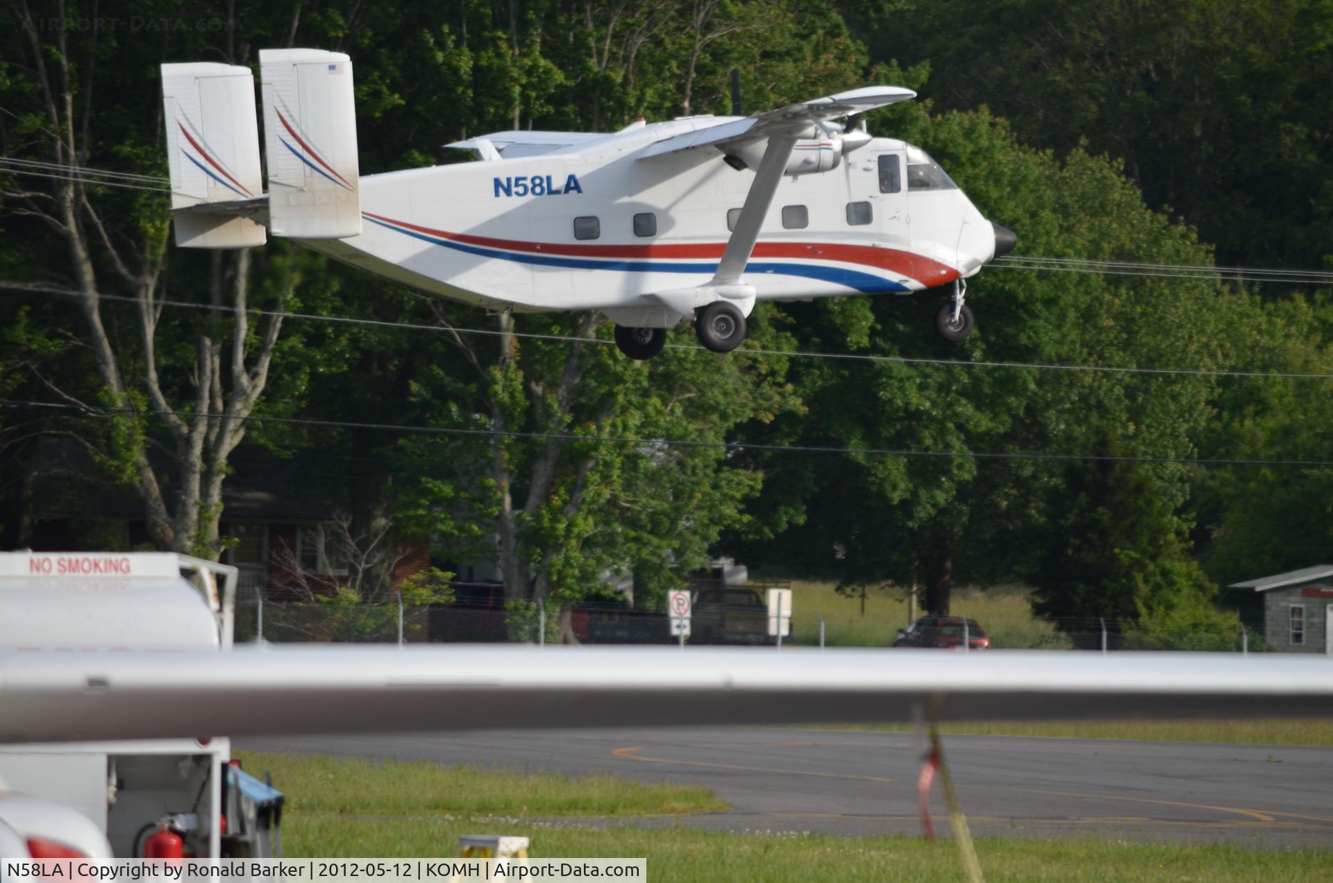 N58LA, 1982 Short SC-7 Skyvan 3A-100 C/N SH1979, Takeoff Orange