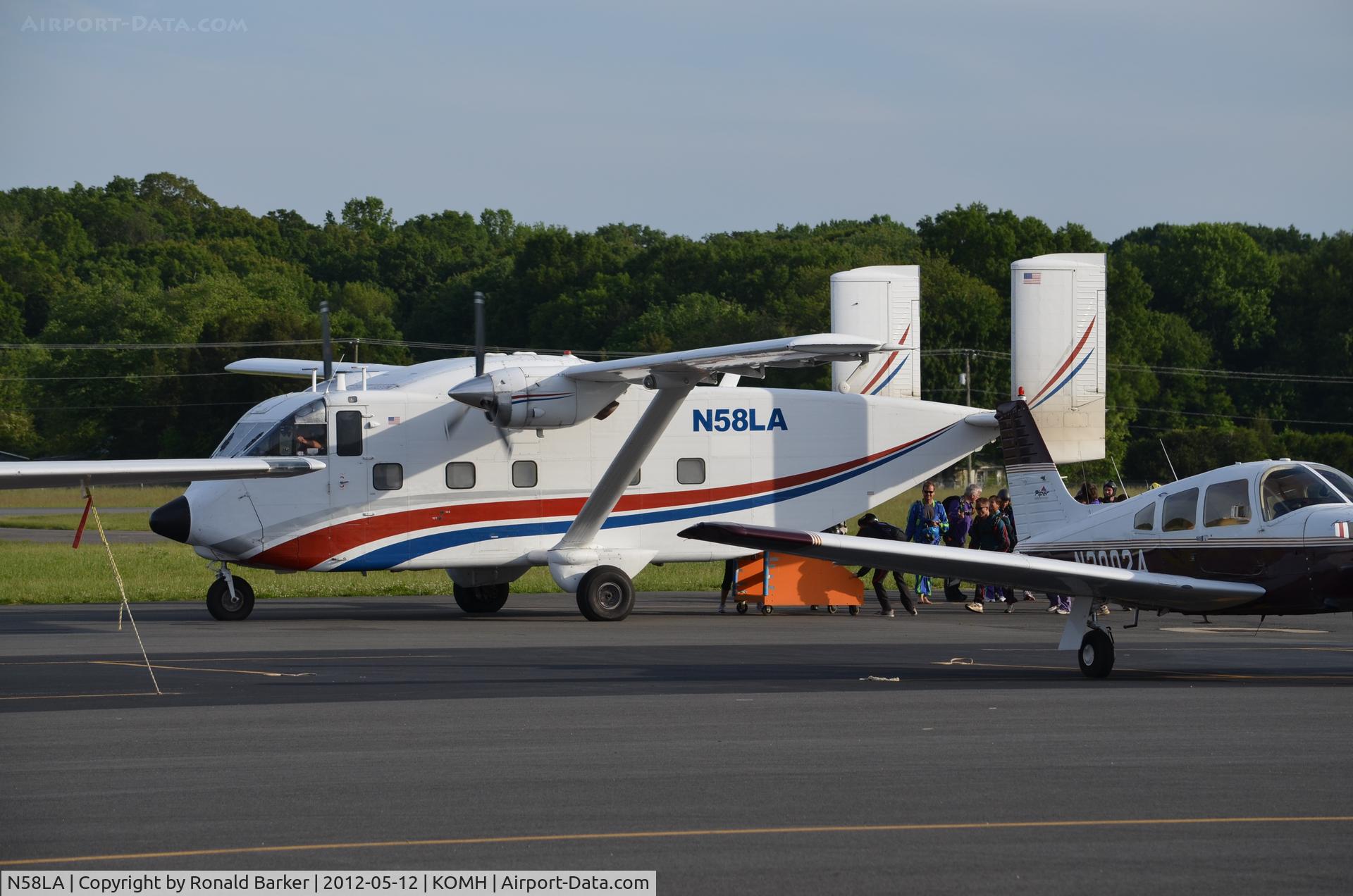 N58LA, 1982 Short SC-7 Skyvan 3A-100 C/N SH1979, Orange
