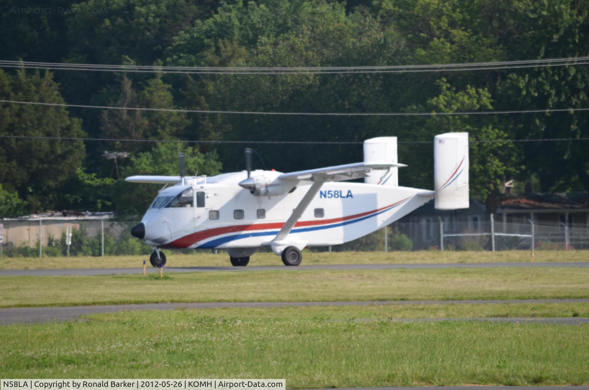 N58LA, 1982 Short SC-7 Skyvan 3A-100 C/N SH1979, Takeoff Orange