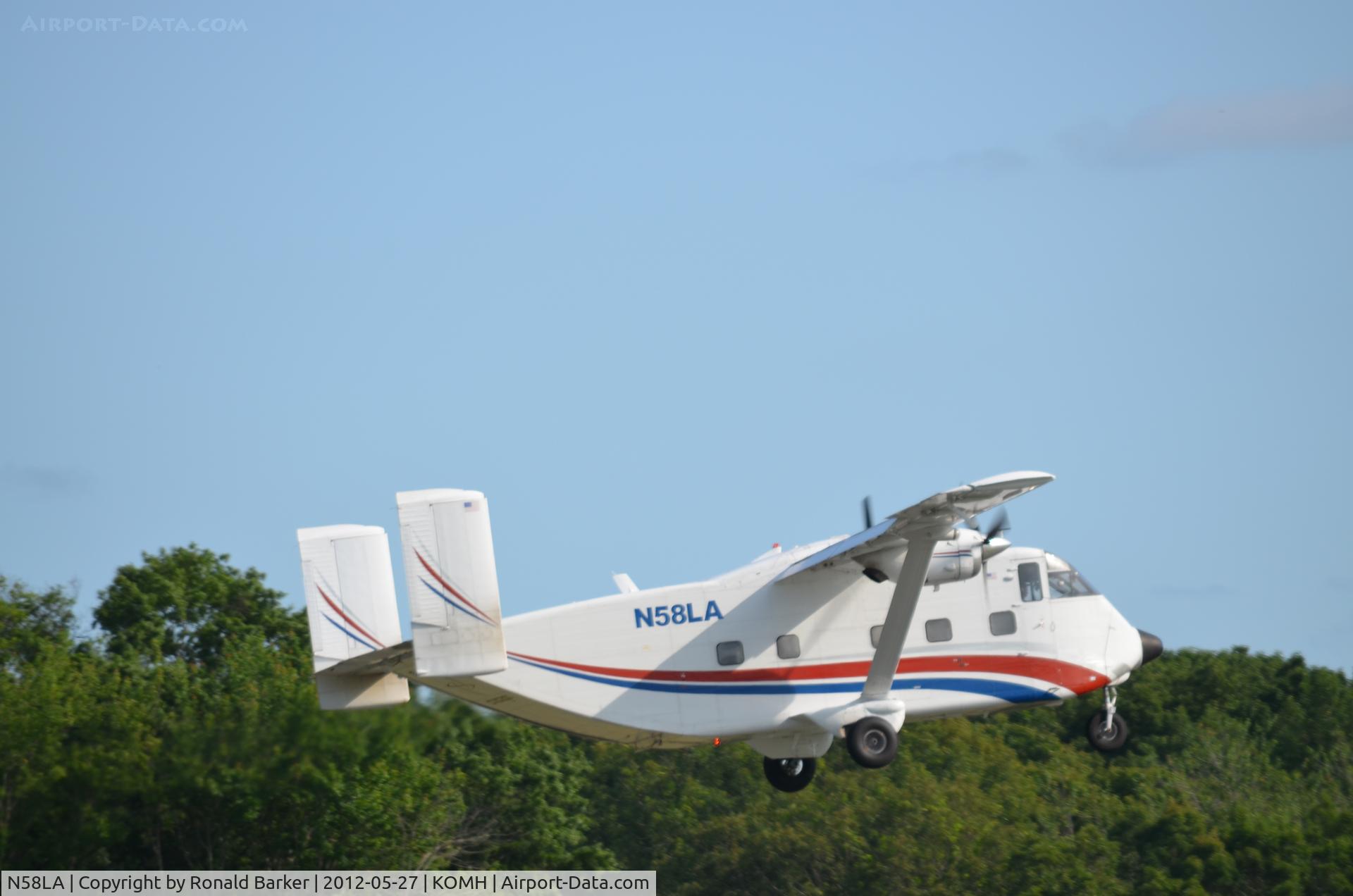 N58LA, 1982 Short SC-7 Skyvan 3A-100 C/N SH1979, Takeoff Orange