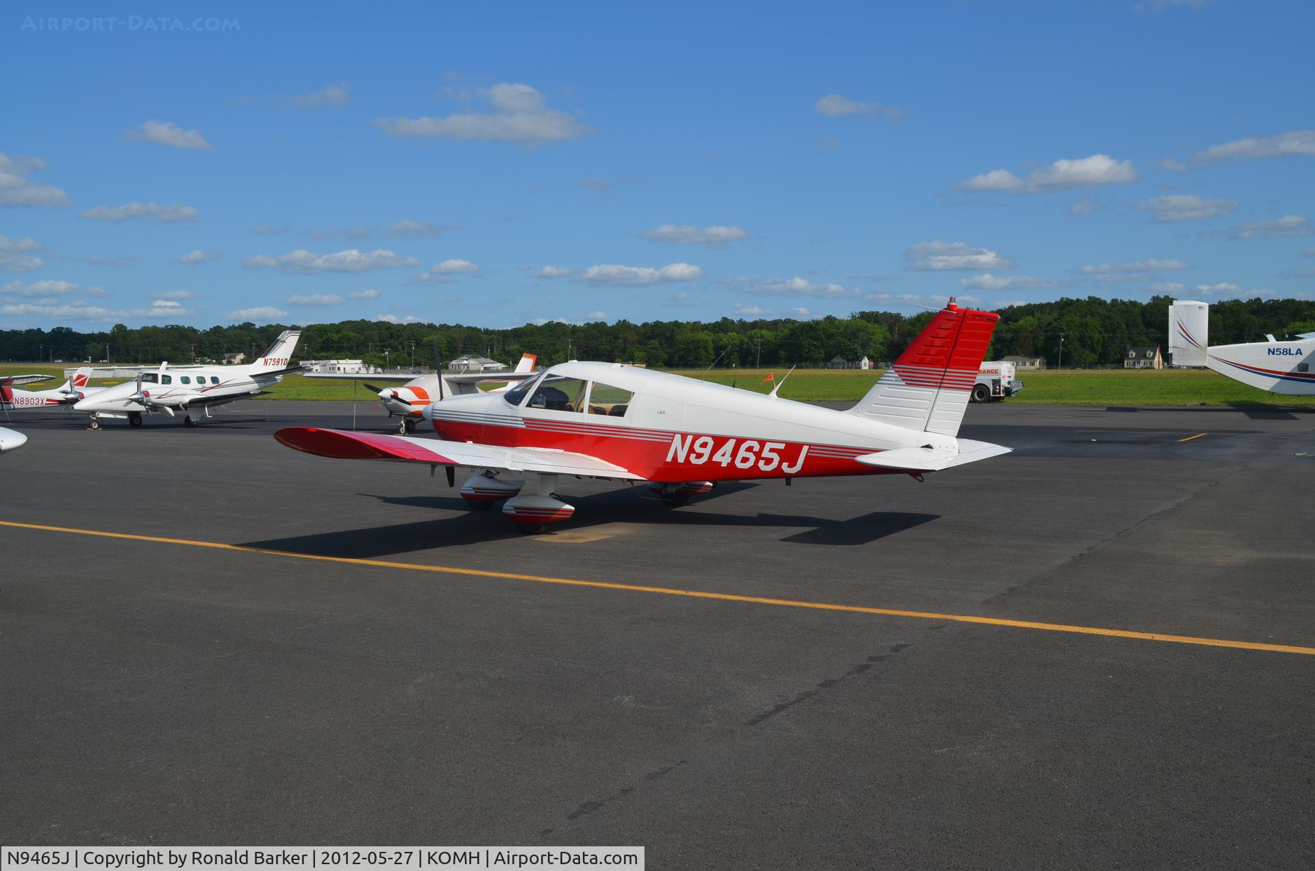 N9465J, 1966 Piper PA-28-180 C/N 28-3579, Orange