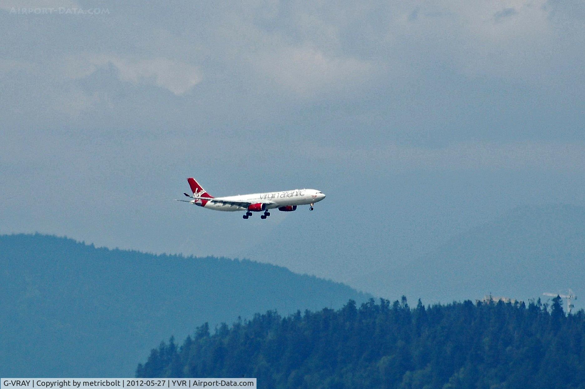 G-VRAY, 2012 Airbus A330-343X C/N 1296, VS95 from LHR