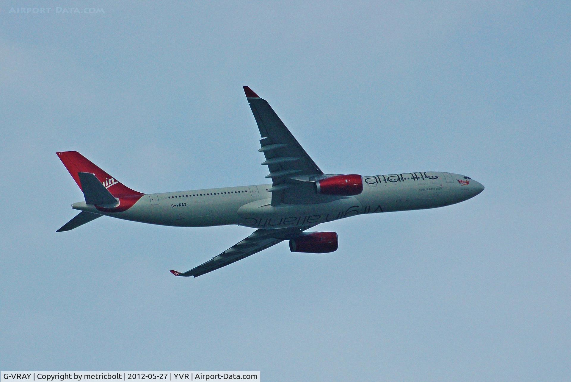 G-VRAY, 2012 Airbus A330-343X C/N 1296, Evening departure VS96 to LHR
