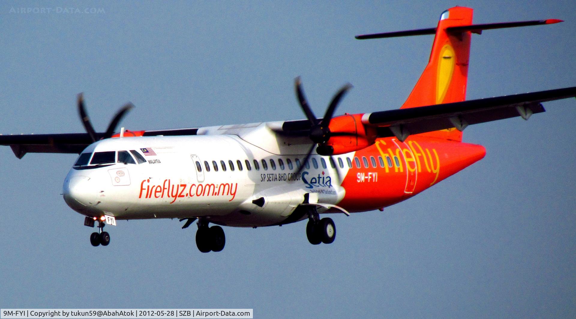 9M-FYI, 2010 ATR 72-212A C/N 935, Firefly
