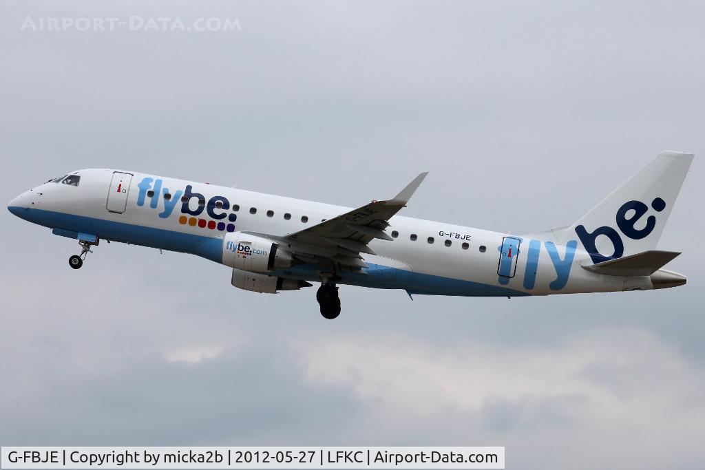 G-FBJE, 2012 Embraer 175STD (ERJ-170-200) C/N 17000336, Take off in 36 for Manchester, first flight