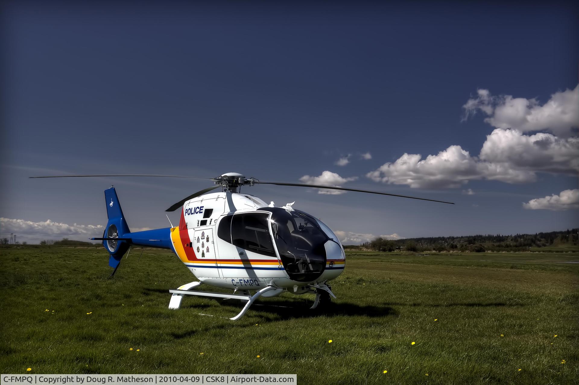 C-FMPQ, 2008 Eurocopter EC-120B Colibri C/N 1533, At a small airfield in Surrey BC