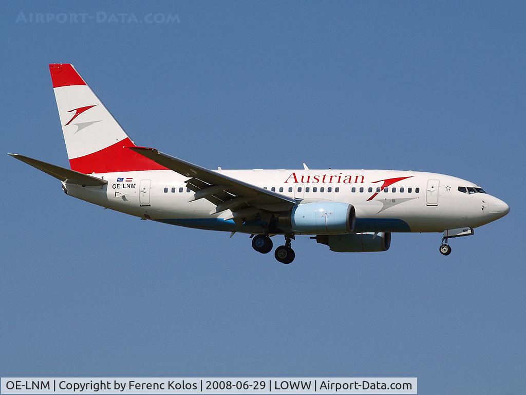 OE-LNM, 2000 Boeing 737-6Z9 C/N 30138, Wien