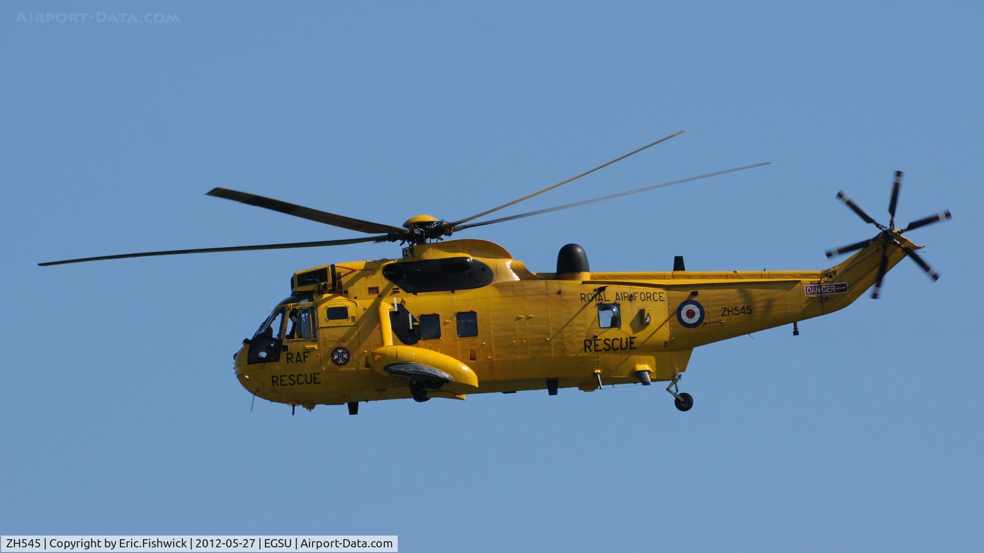 ZH545, 1997 Westland Sea King HAR.3A C/N WA1011, 1. ZH545 from 22 Squadron RAF Wattisham completing display at IWM Duxford Jubilee Airshow, May 2012.