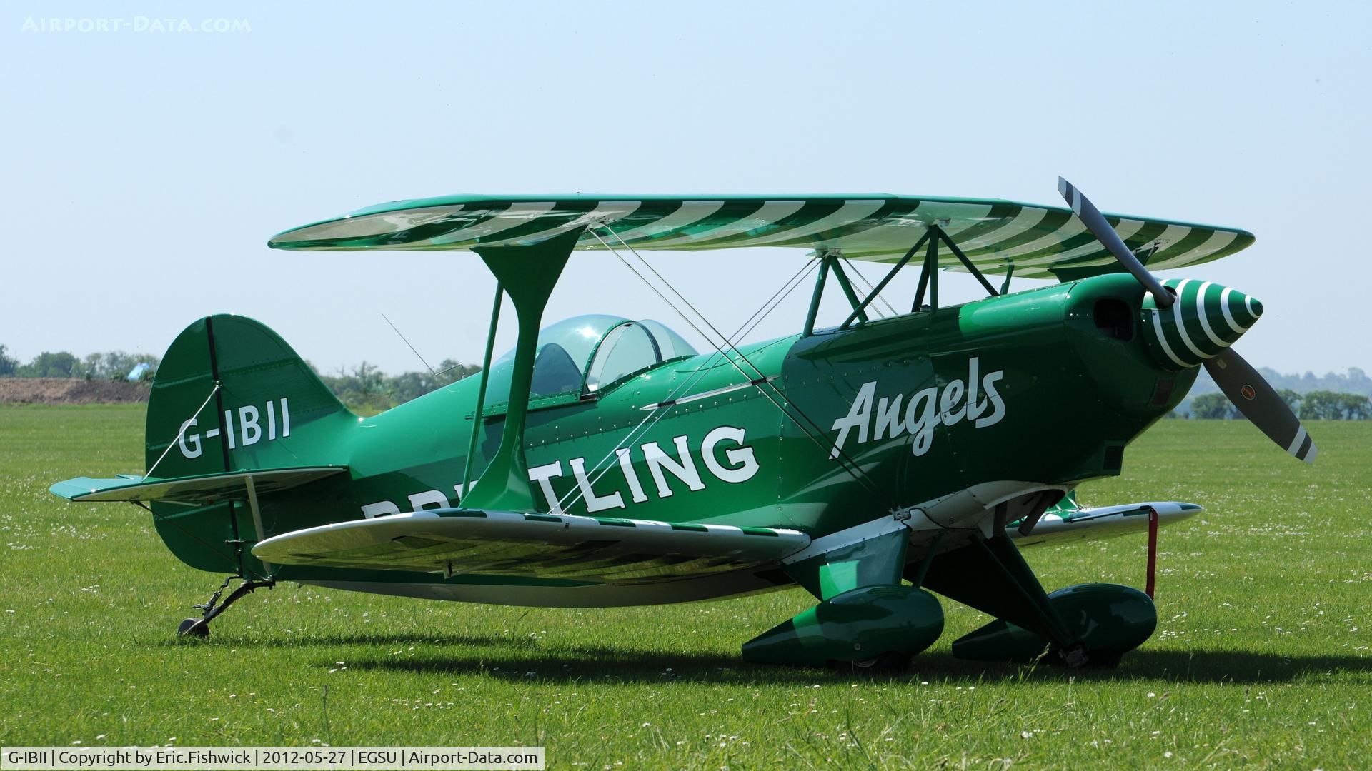 G-IBII, 1977 Pitts S-2A Special C/N 2147, 2. G-IBII at IWM Duxford Jubilee Airshow, May 2012.