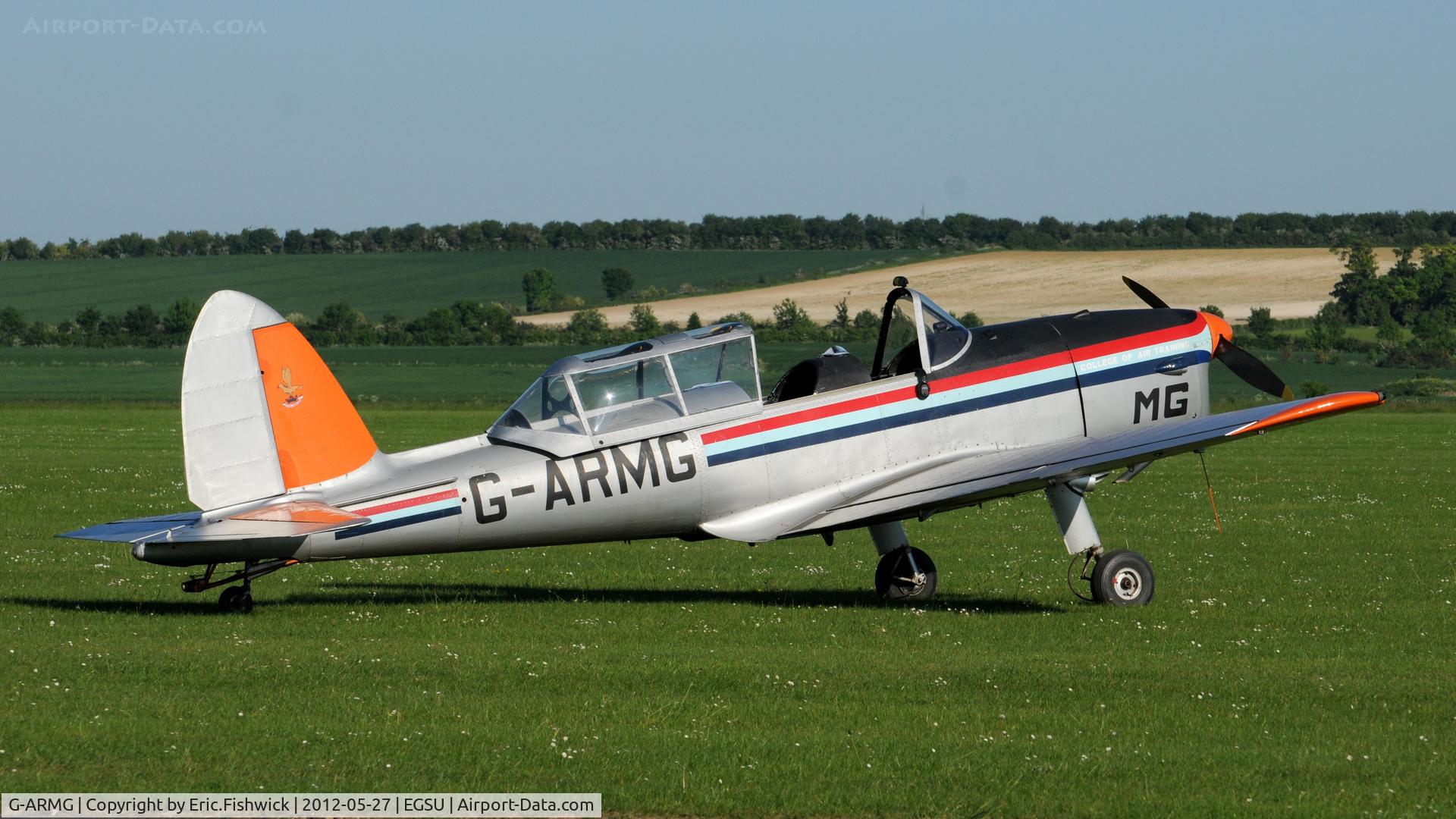 G-ARMG, 1952 De Havilland DHC-1 Chipmunk T.10 C/N C1/0575, 2. G-ARMG at IWM Duxford Jubilee Airshow, May 2012.