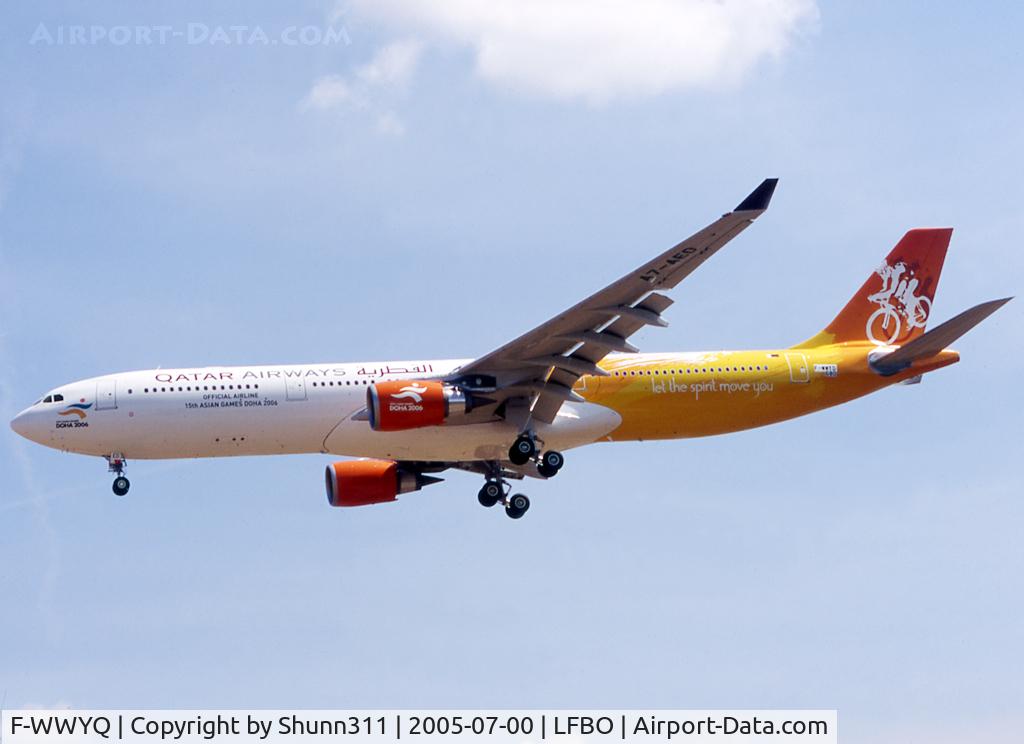 F-WWYQ, 2005 Airbus A330-302 C/N 680, C/n 0680 - To be A7-AED in special c/s