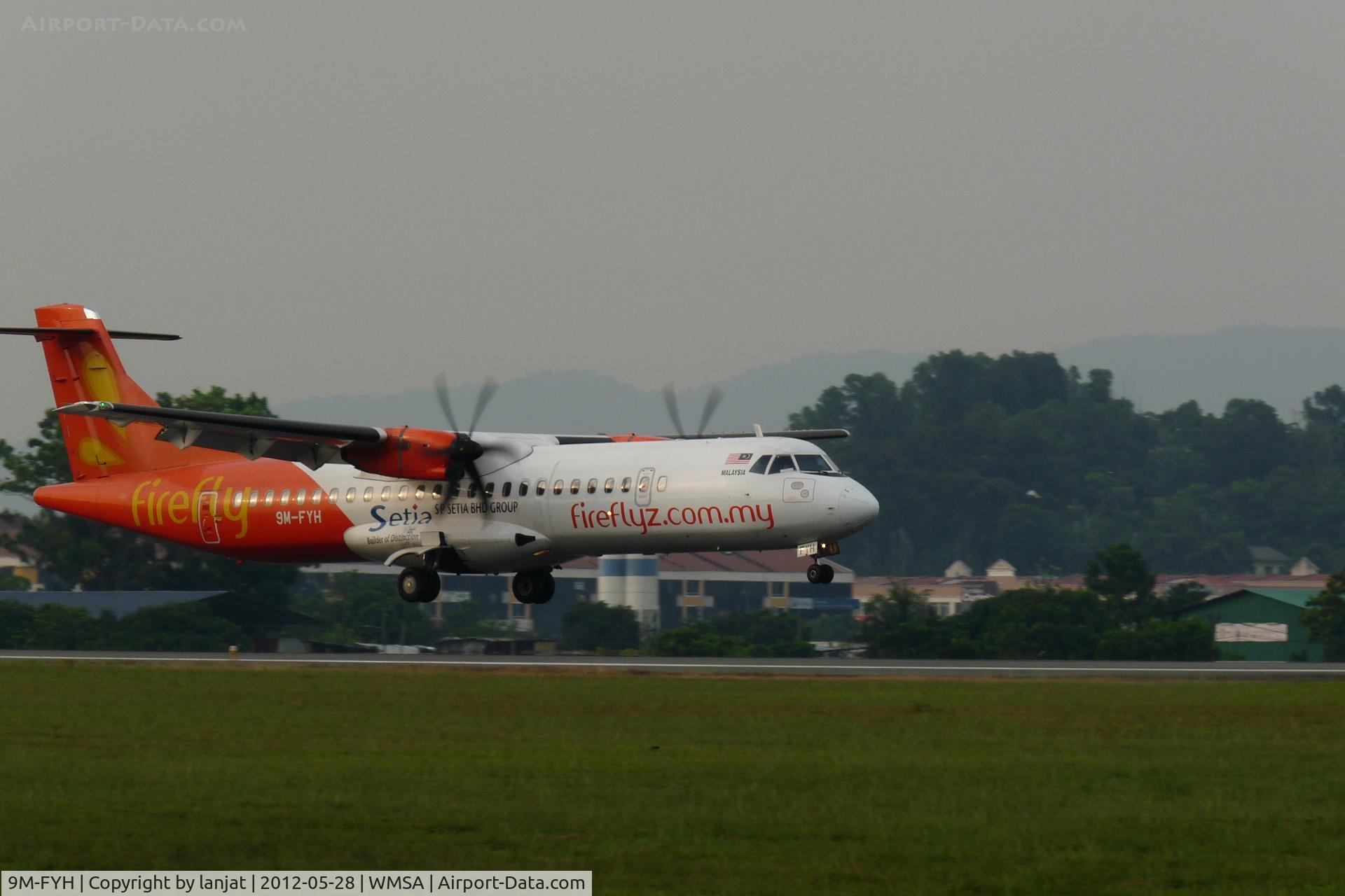 9M-FYH, 2010 ATR 72-212A C/N 934, Lovely Evening Landing