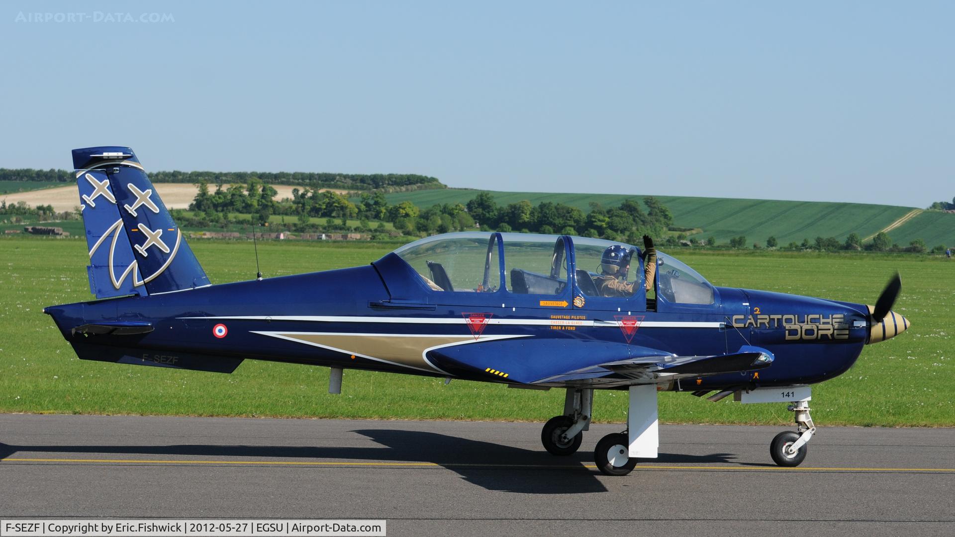 F-SEZF, Socata TB-30 Epsilon C/N 141, 2. F-SEZF at IWM Duxford Jubilee Airshow, May 2012.
